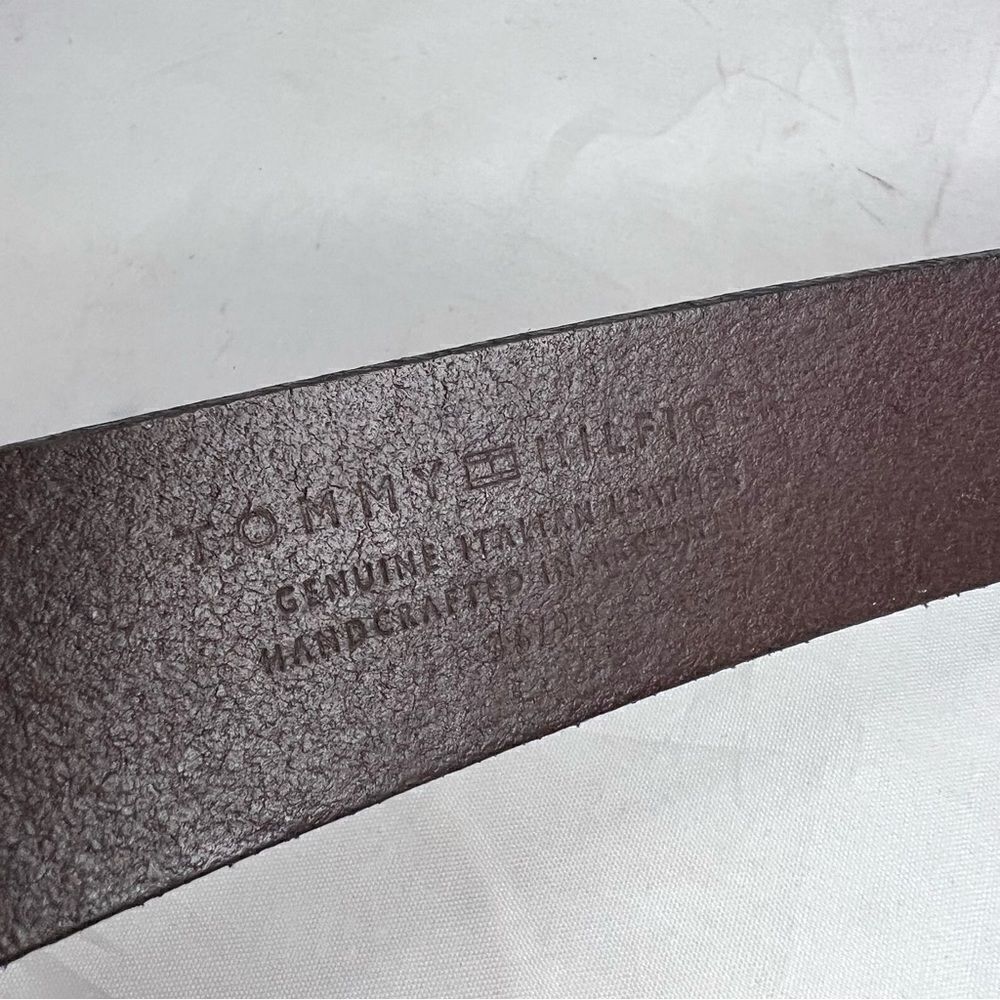Tommy Hilfiger Brown Leather Belt - Picture 4 of 8